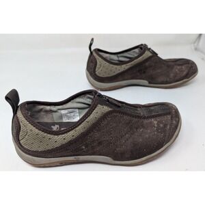 Merrell Lorelei  Shoes Women's Size 7 Suede Front Zip‎ Up Espresso J68748